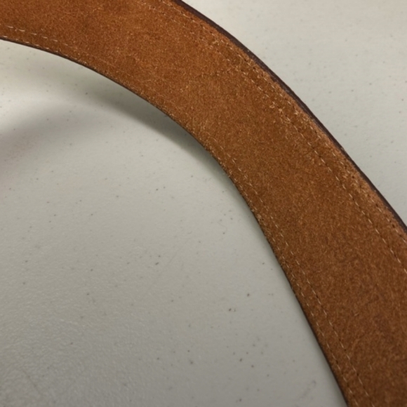 ESPRIT Caramel Brown Faux Leather Faux Calf-Hair Adjustable Silver Buckle Belt main image 12